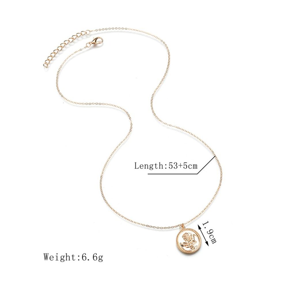 Rosebud Pendant Necklace - Picture 6 of 10